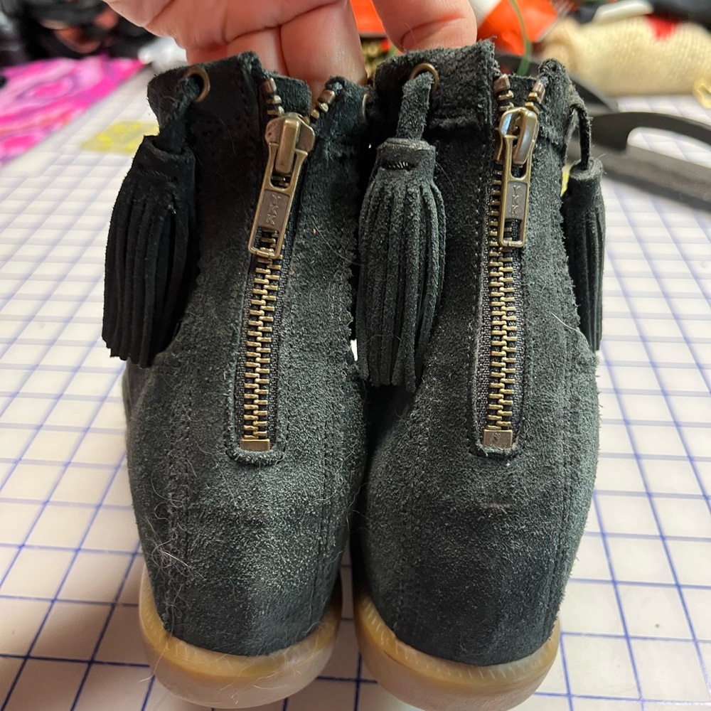 Isabel Marant Black Beslay Suede  Boots - Picture 3 of 7